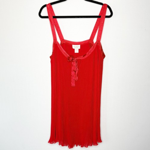 Victoria secret red pleated - victoria's,