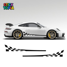 Porsche side stripe decal - porsche,