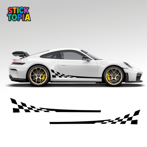Porsche side stripe - stripe, decal