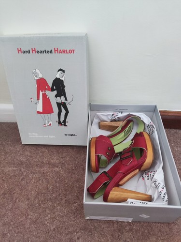 Harlot red leather perseo - red,