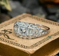 Art Deco Vintage 3Ct Princess