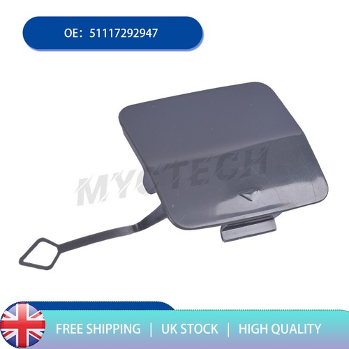 Front bumper tow hook cover - front,