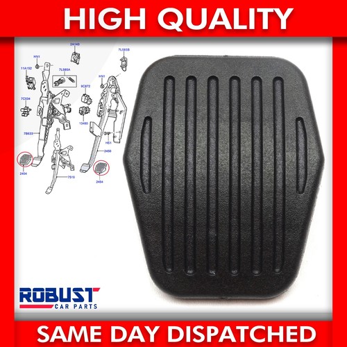 Brake clutch pedal - clutch, pad