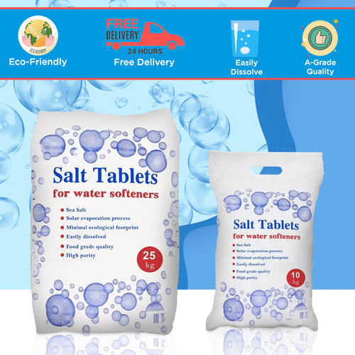 Water softener salt tablets - salt,