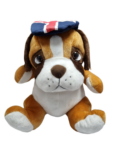 British bulldog sitting - bulldog, 15"