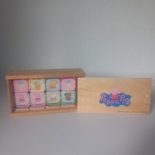 Peppa Pig Wooden Dominoes Set In Wooden Box