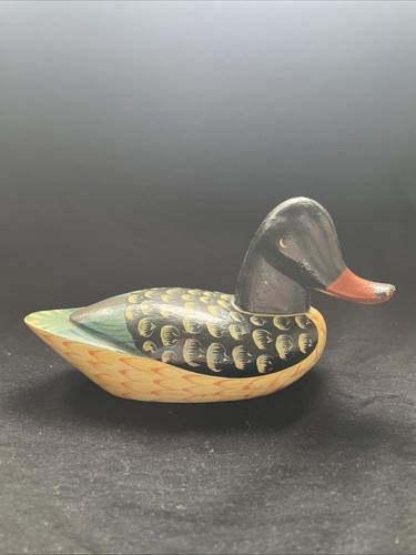 Lovely hand painted wooden - hand,