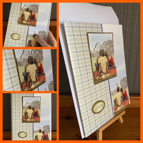 Handmade decoupage card - a5,