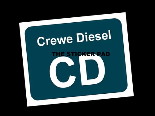 Sticker crewe diesel - crewe,