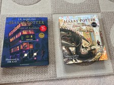 Harry Potter Illustrated Books Signed by Illustrator J.K