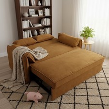 3 Seater Sofa Bed Yellow
