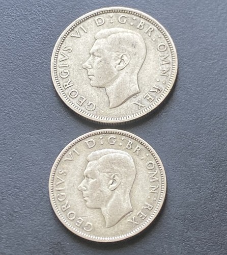 1939 half crown 1946 - &,