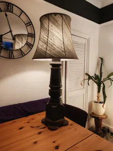 Very large handmade lamp from - very,