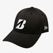 BRIDGESTONE GOLF MENS NEW ERA 39THIRTY FITTED CAP HAT M/L BLACK NEW w/ TAG 2176