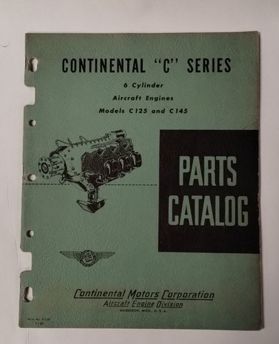 Continental models 125 145 - models, c-125/c-145