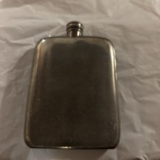 Vintage James Dixon & Sons Pewter Hip Flask – Made in England, Sheffield c.1920s
