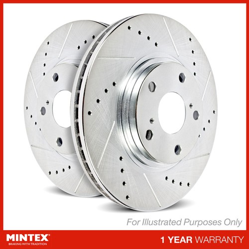 Brake discs vented - 2x, drilled