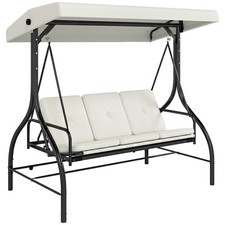 Outsunny 3 Seater Canopy Swing