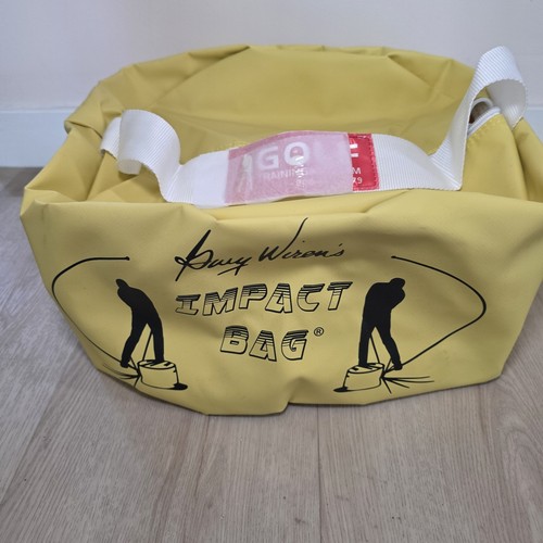 Impact bag golf swing trainer - impact,