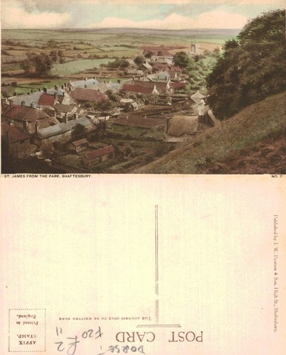 Vintage postcard james - postcard,