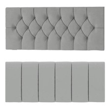 Plush Velvet Headboard Lined &