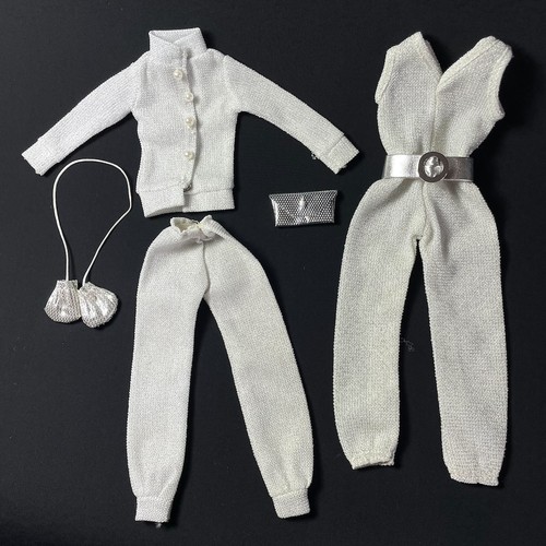 Mixed set silver glitter