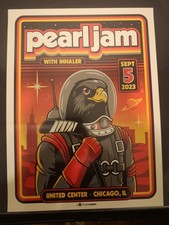 Pearl Jam Chicago Poster 2023