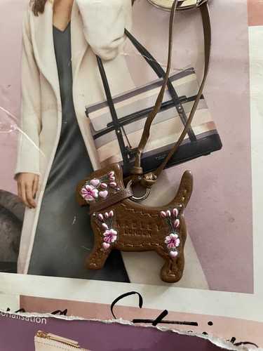 Radley brown leather dog - dog, /
