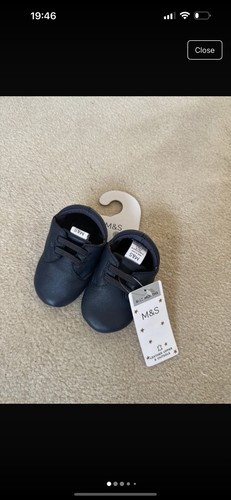 Baby boys leather shoes - m&s,