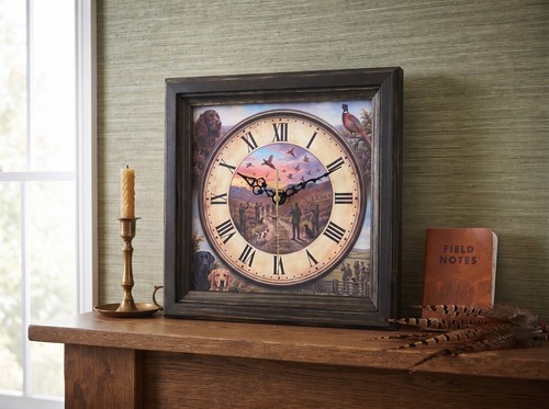 Gamekeeper wall desk clock - gamekeeper,