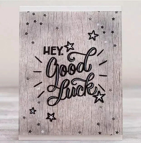 Good luck words metal - ,