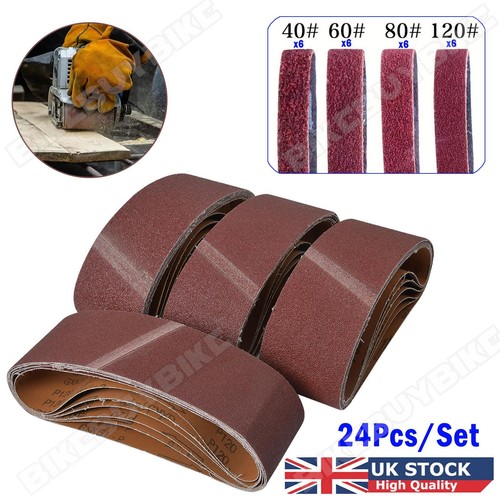 24x sanding belts - sanding, 75x533
