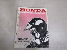 HONDA SERVICE MANUAL 1986-1987