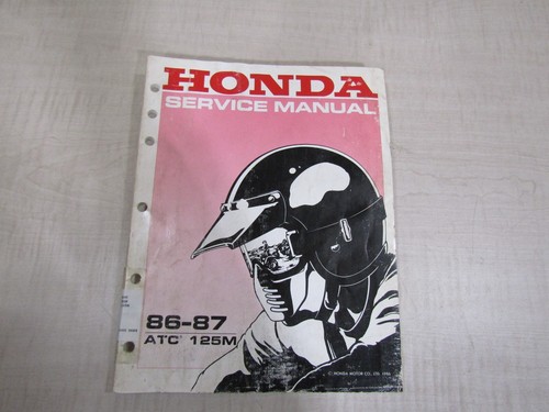 Honda service manual 1986 1987 - honda,