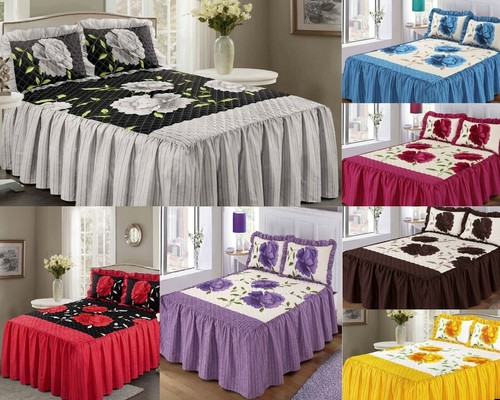 Floral bedspread set with - ,