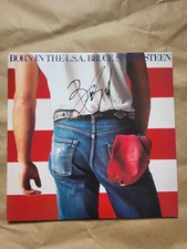 Bruce Springsteen Hand Signed Vinyl Autograph Born In USA