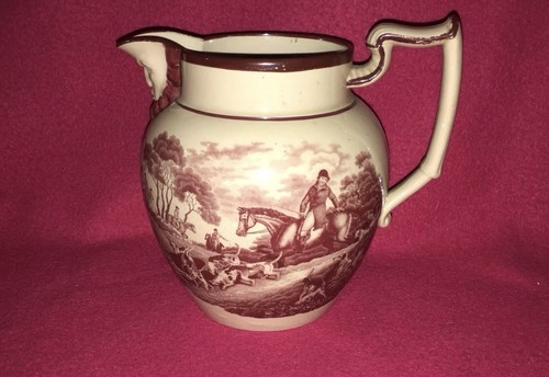Staffordshire dated pitcher - staffordshire,