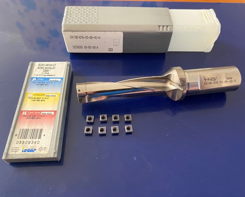 New iscar 19mm dia drill - new,