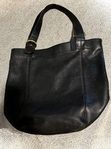 Coach black leather soho - black,