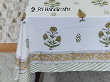 Block Print table linen Custom