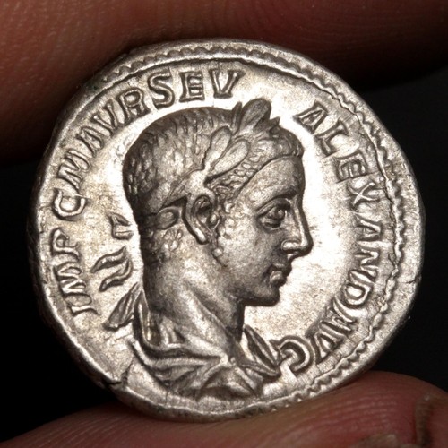Thunder god denarius 222ad - god,