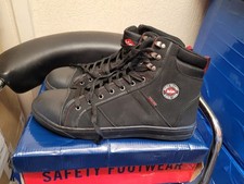Lee Cooper Men's Safety Trainers Hi Top In Black Size UK 11