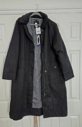 Elle ladies black - black, waxed
