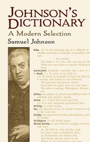 Johnson dictionary a - johnson's,