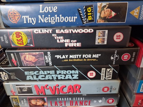 Vhs joblot tapes various films - vhs,