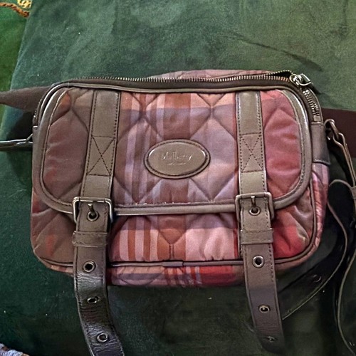 Mulberry brown quilted check - brown,