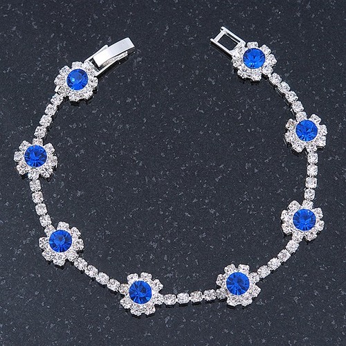Sapphire blue clear diamante - blue/,
