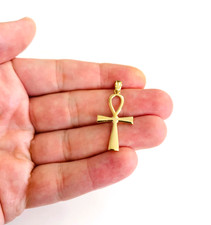 14k solid yellow - solid, egyptian