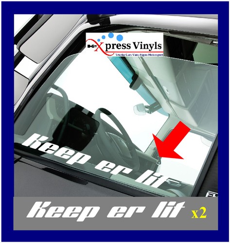 Keep lit truck decals 2 - truck,