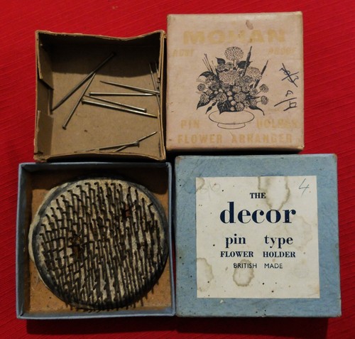 Flower arranging pins vintage - flower,